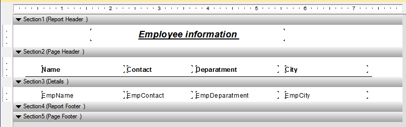 Report Design Format